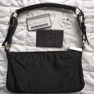 Prada tessuto cloth handbag